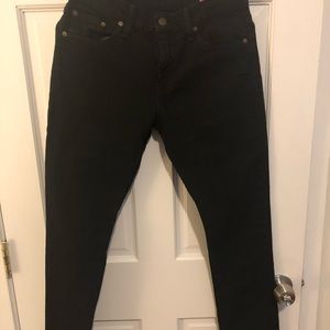 Levi’s 511 black slim straight jeans